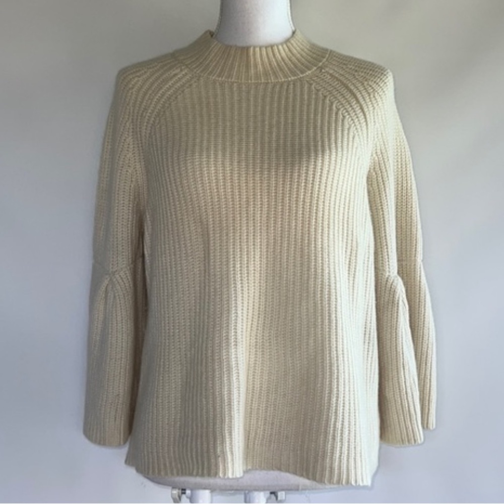 Joie Cream Sweater Medium Cashmere Wool